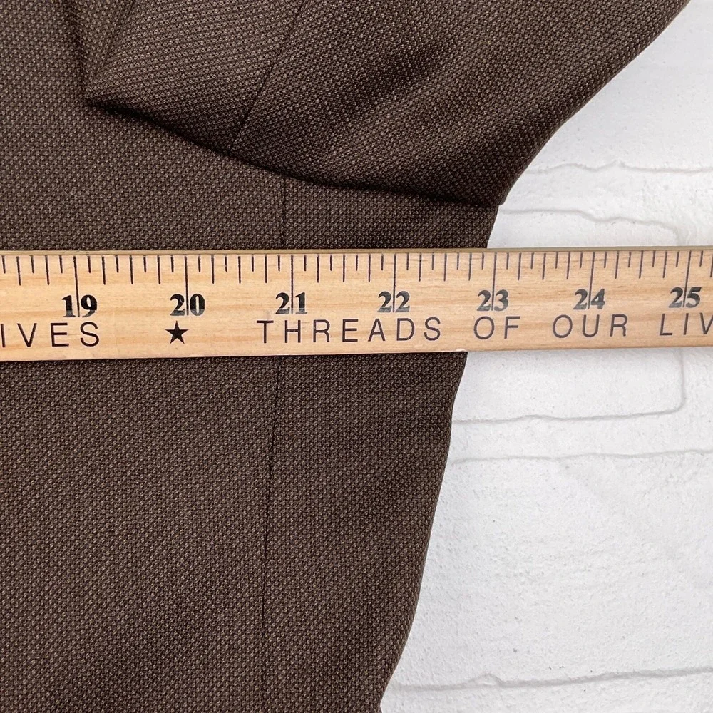 Tiglio Luxe Blazer Men 44R Brown Novello Di Biella Wool‎ Classic Jacket Italy